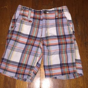 Like new condition kids gap plaid shorts